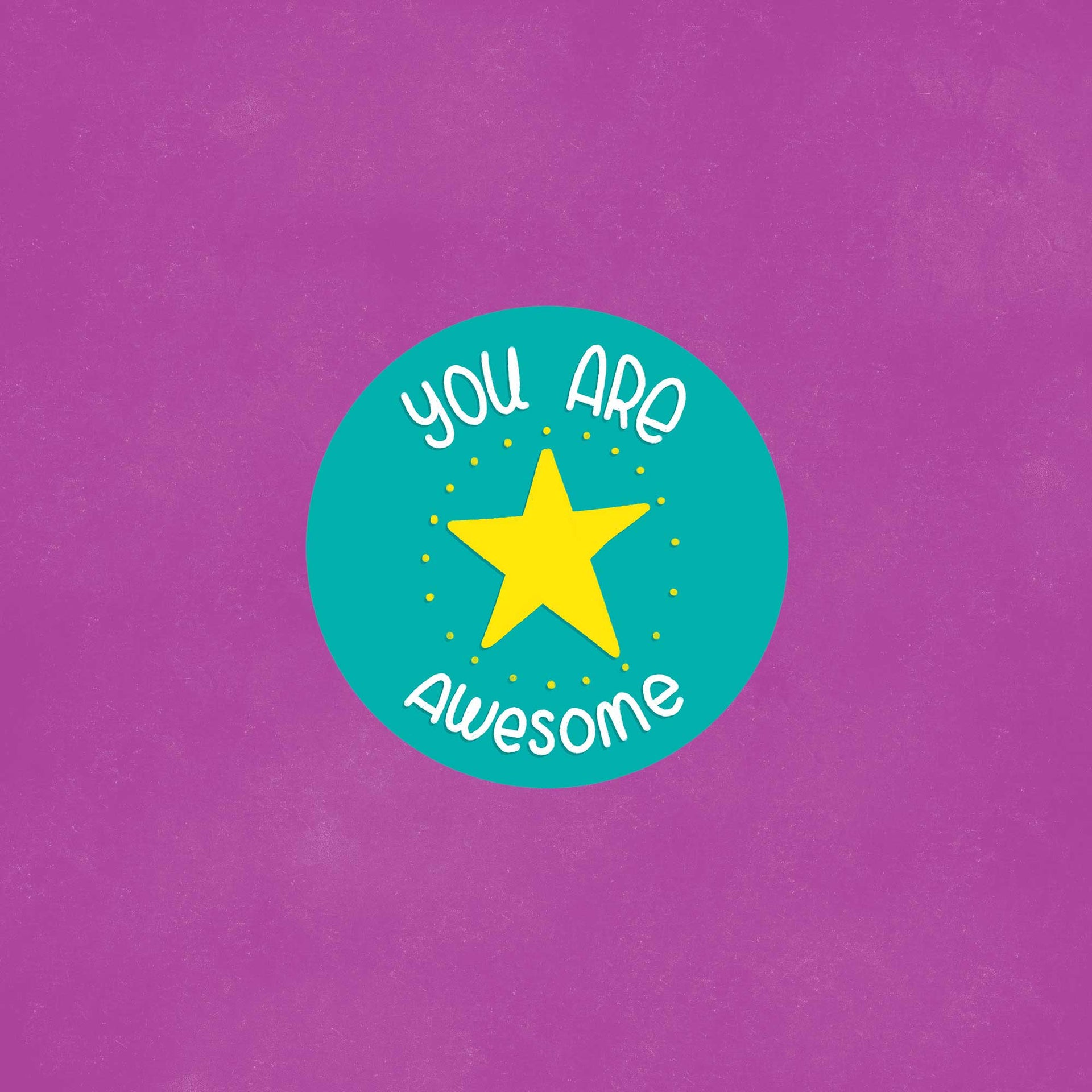 you are awesome sticker